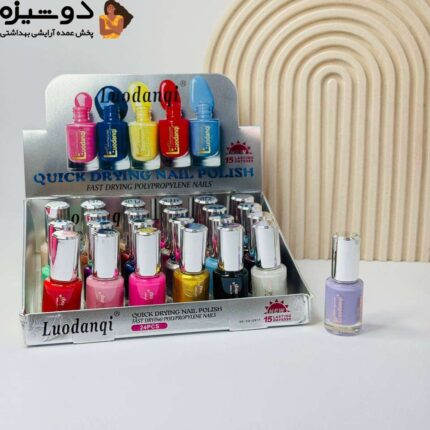 لاک ناخن درب نقره ای0911 لودانکی LUODANQI