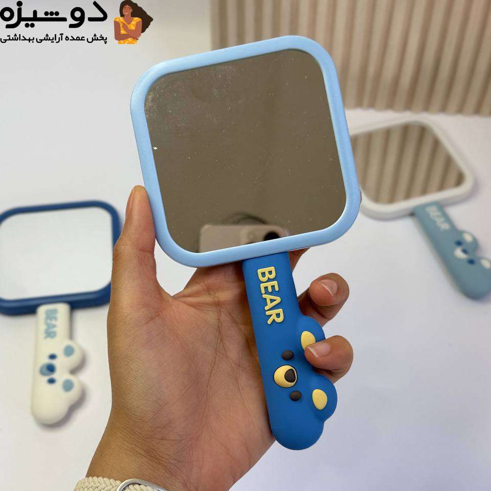 آینه مربعی خرس آبی کد 14085002