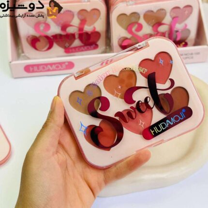 پالت رژگونه قلبی 155 هدی موجی