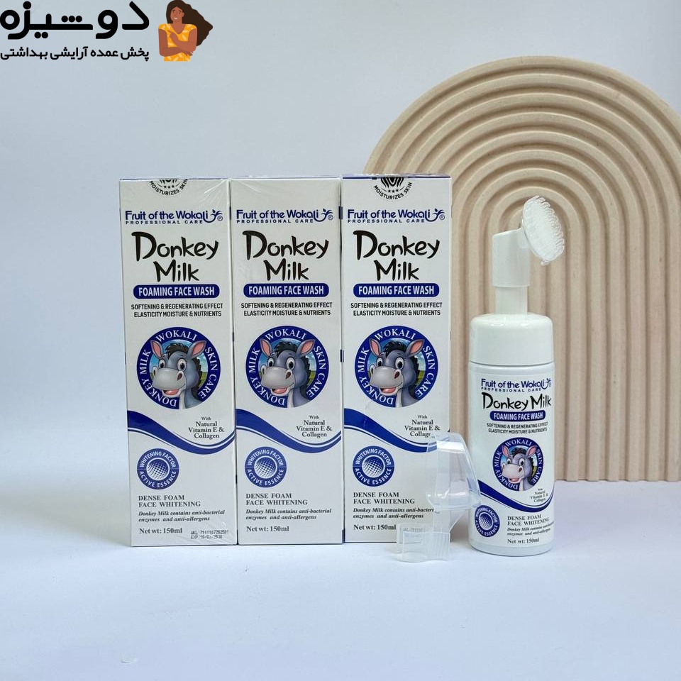 فوم براش دار روشن کننده شیر الاغ WOKALI