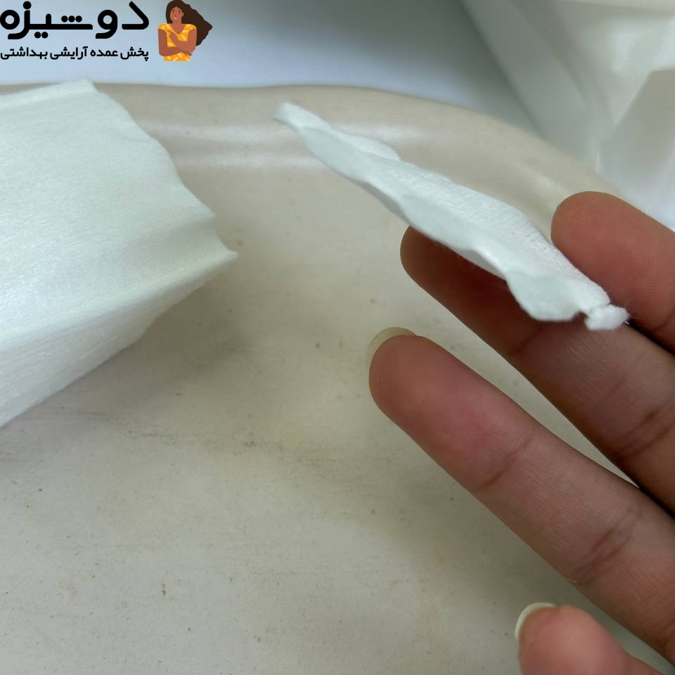 پد تونر و آرایش پاک کن کتان دوطرفه 222 عددی