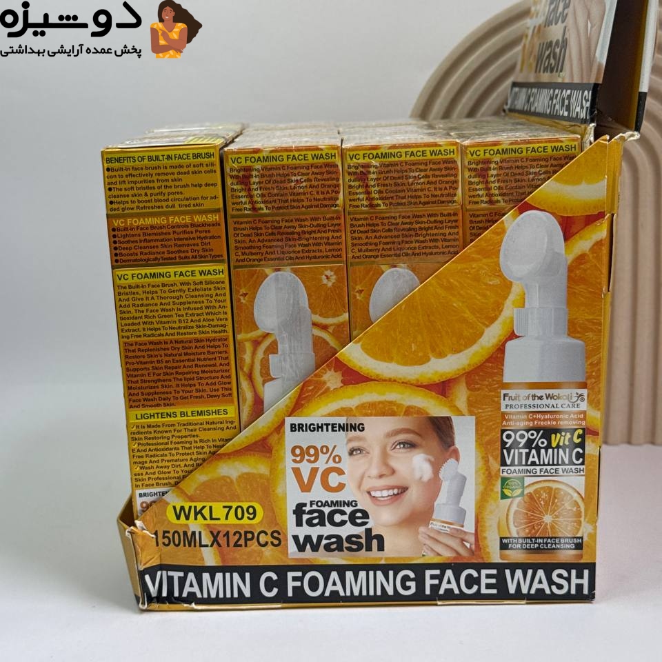 فوم براش دار 709 ویتامین سی وکالی WOKALI