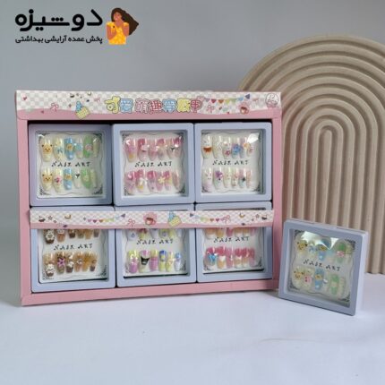 ناخن مصنوعی پینترستی بچگانه حیوانات R5