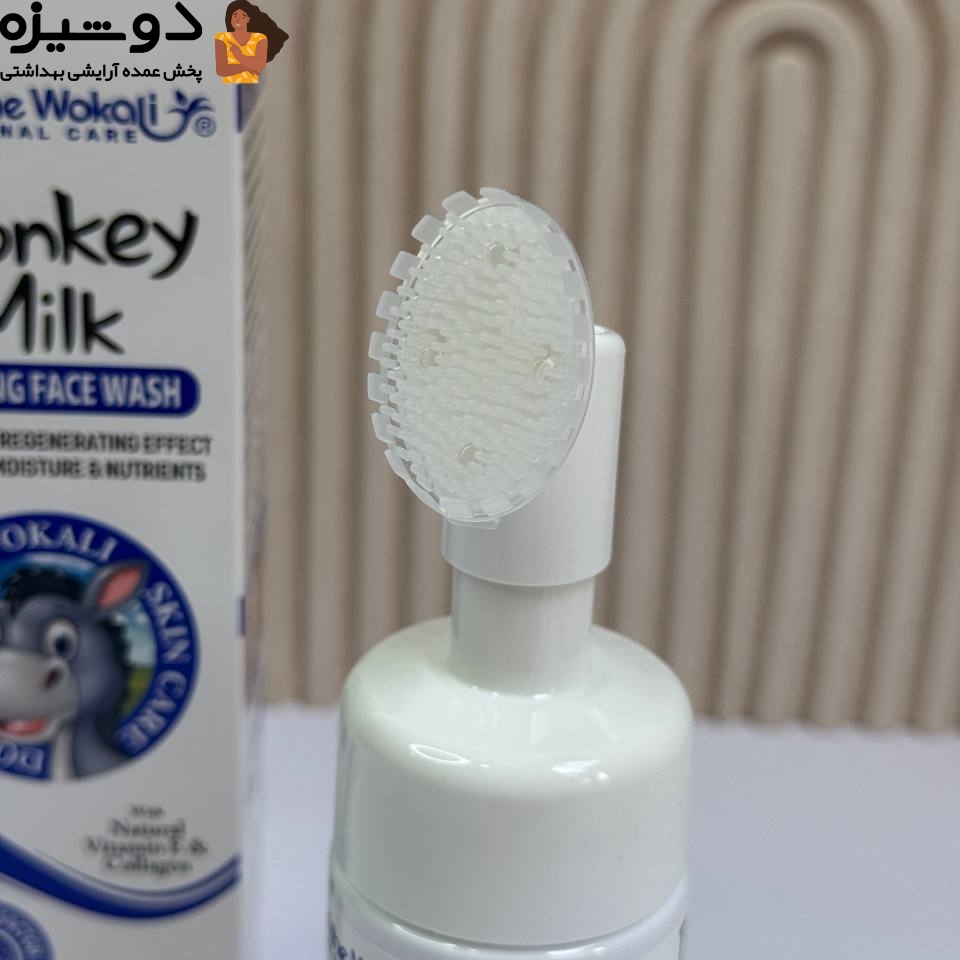 فوم براش دار روشن کننده شیر الاغ WOKALI