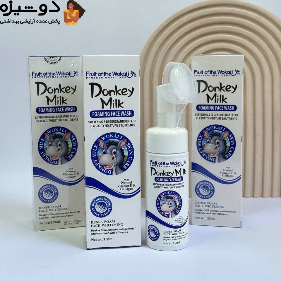 فوم براش دار روشن کننده شیر الاغ WOKALI