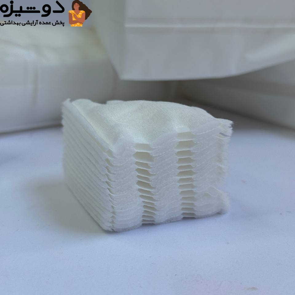 پد تونر و آرایش پاک کن کتان دوطرفه 222 عددی