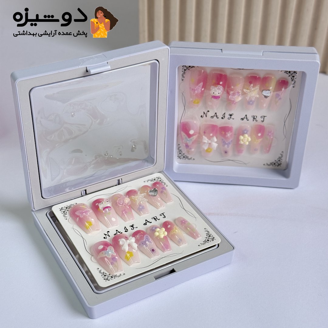 ناخن مصنوعی پینترستی بچگانه حیوانات R5