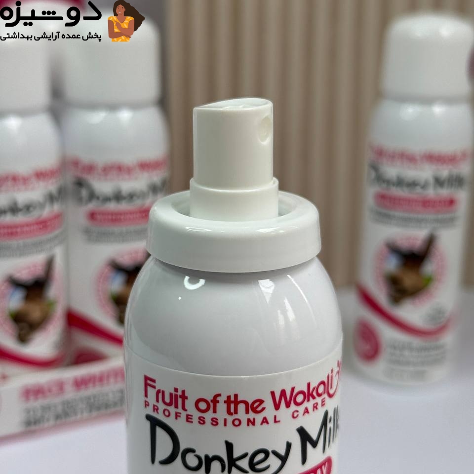 اسپری سفیدکننده و آبرسان شیر الاغ WOKALI