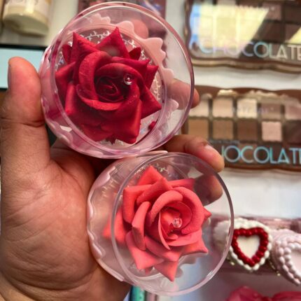 رژگونه و هایلایتر پودری طرح گل رز ONEYIOO
