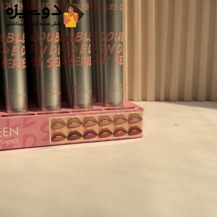 خط لب و رژ لب 0116 دوطرفه HUES QUEEN