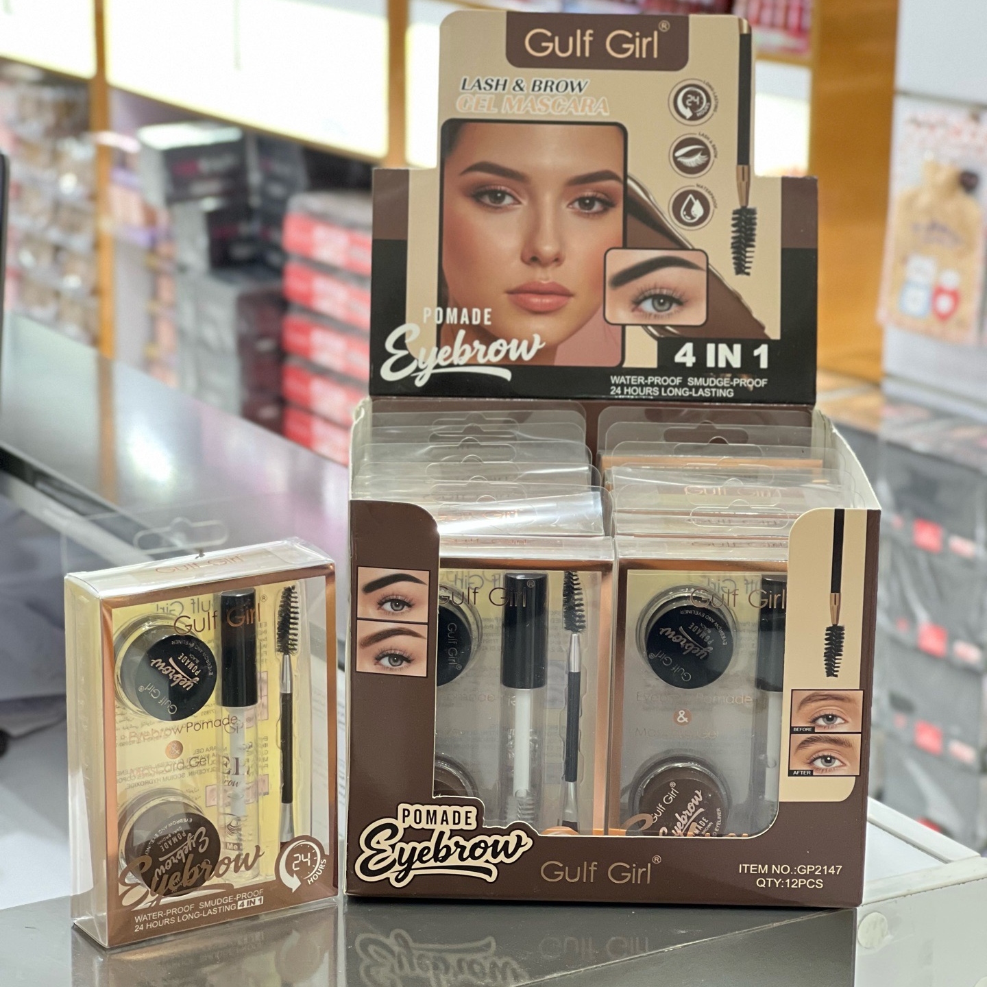 پماد ابرو و خط چشم همراه ژل مژه Gulf Girl