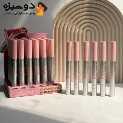 خط لب و رژ لب 0116 دوطرفه HUES QUEEN