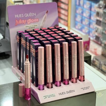 شیدینگ و برق لب 0103 دوطرفه  HUES QUEEN