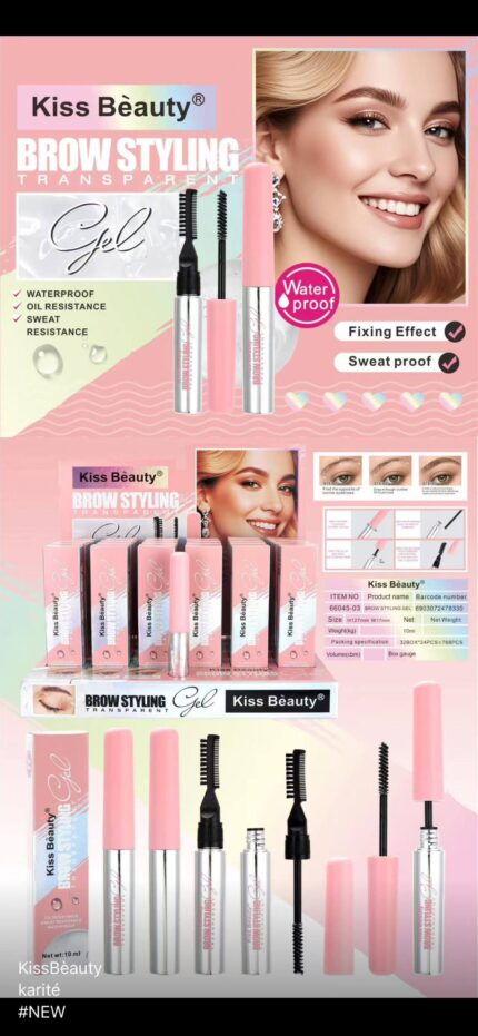 ژل ابرو 66045 براش دار Kiss Beauty