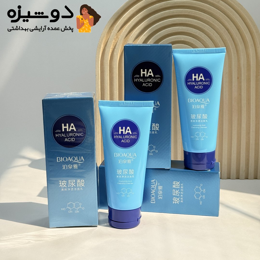 فوم شستشو HA هیالورونیک اسید بیوآکوا BIOAQUA