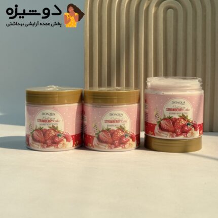 کره بدن کیک توت فرنگی بیوآکوا BIOAQUA
