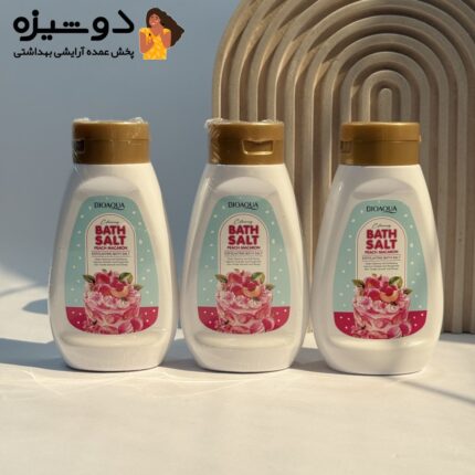 نمک بدن ماکارون هلو بیوآکوا BIOAQUA