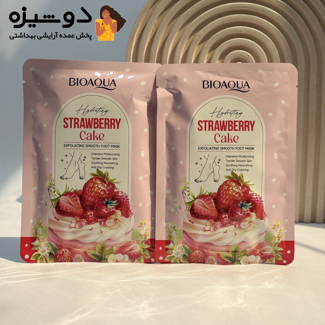 ماسک پا کیک توت فرنگی بیواکوا BIOAQUA