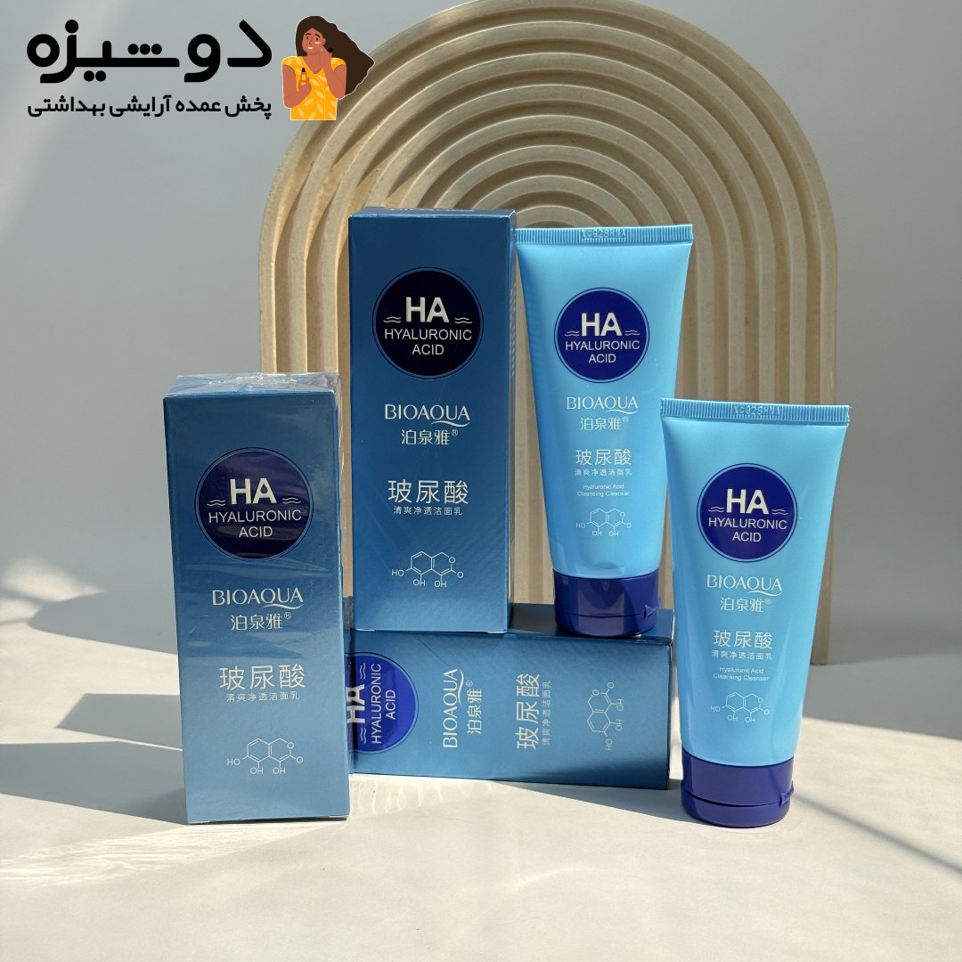 فوم شستشو HA هیالورونیک اسید بیوآکوا BIOAQUA