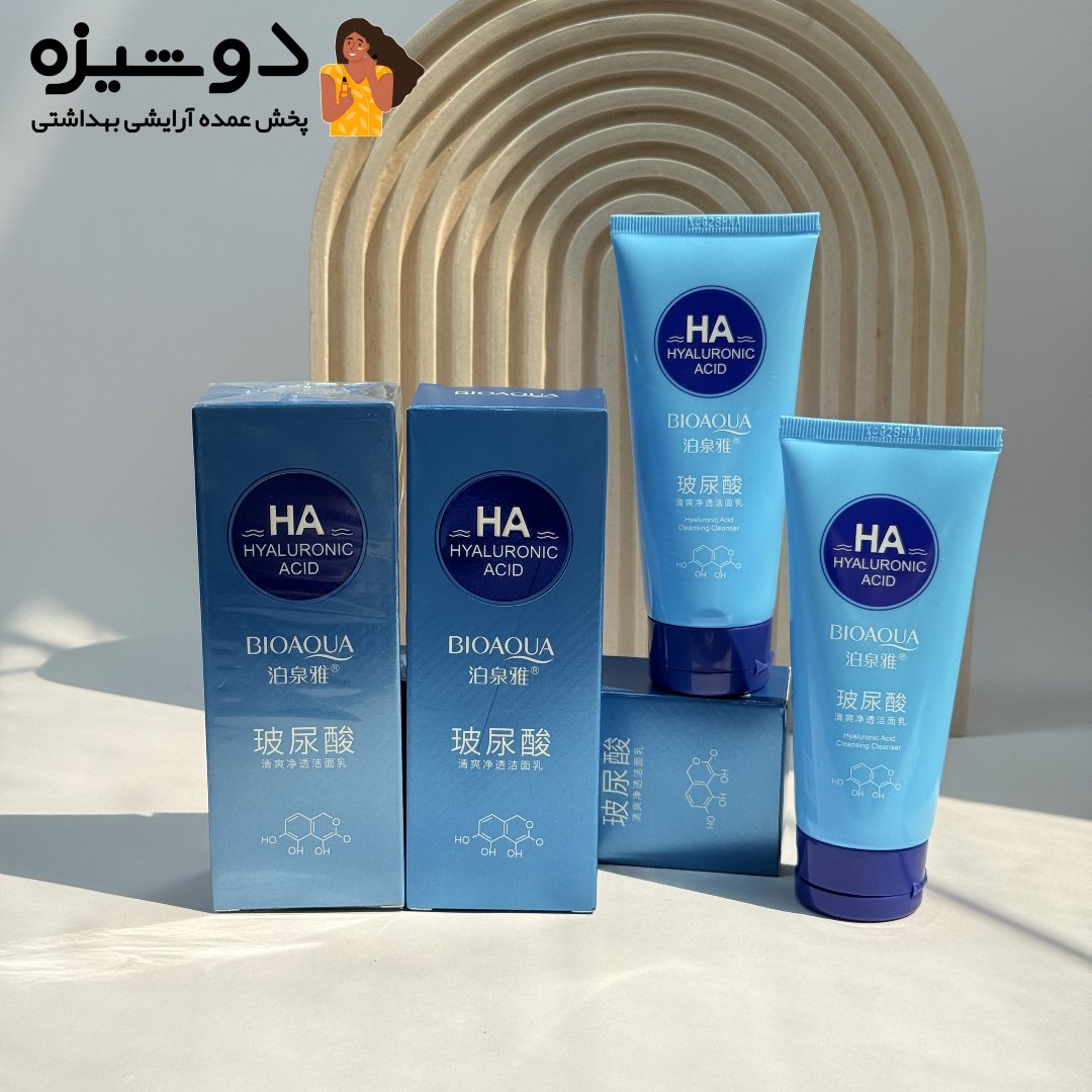 فوم شستشو HA هیالورونیک اسید بیوآکوا BIOAQUA