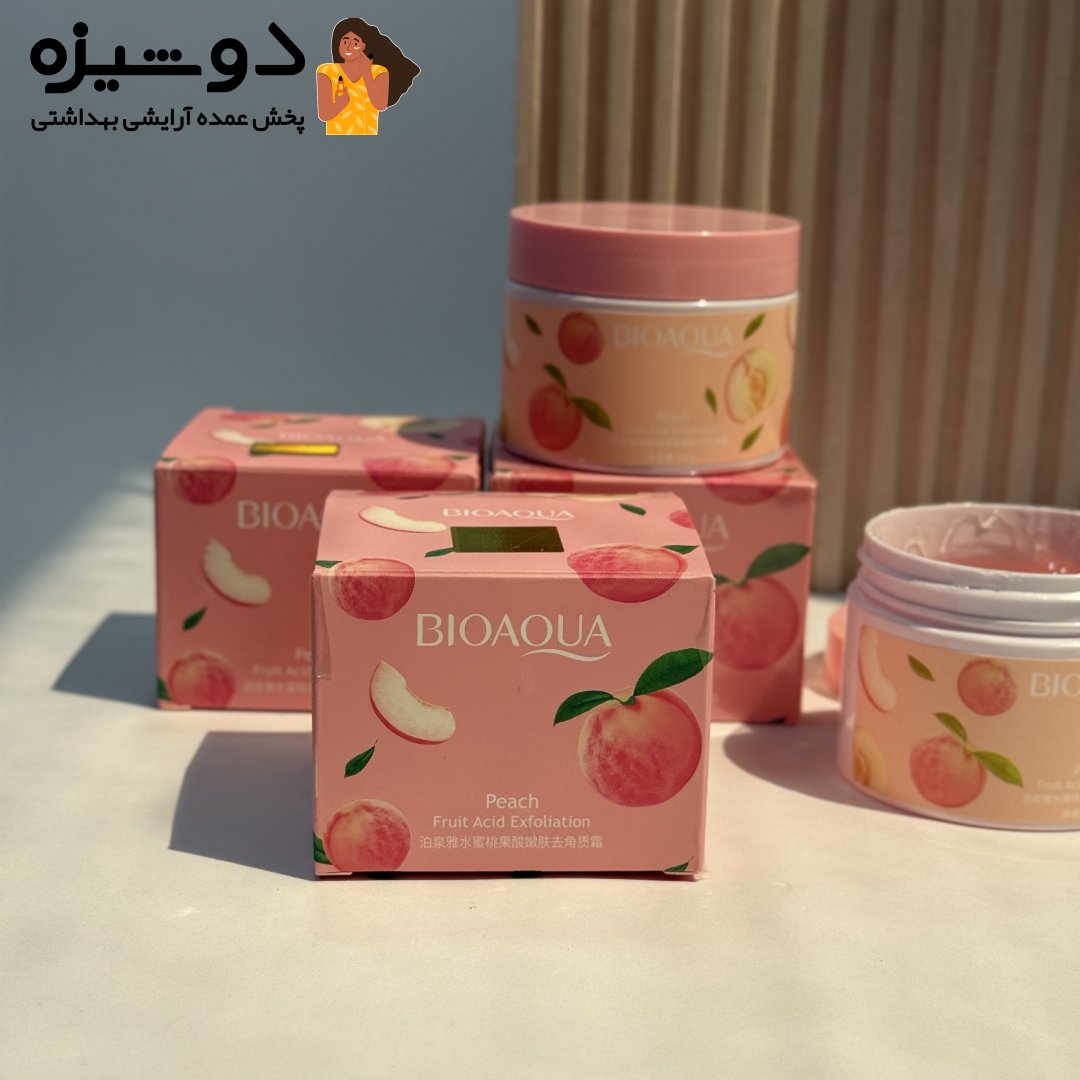 اسکراب لایه بردار هلو بیوآکوا BIOAQUA