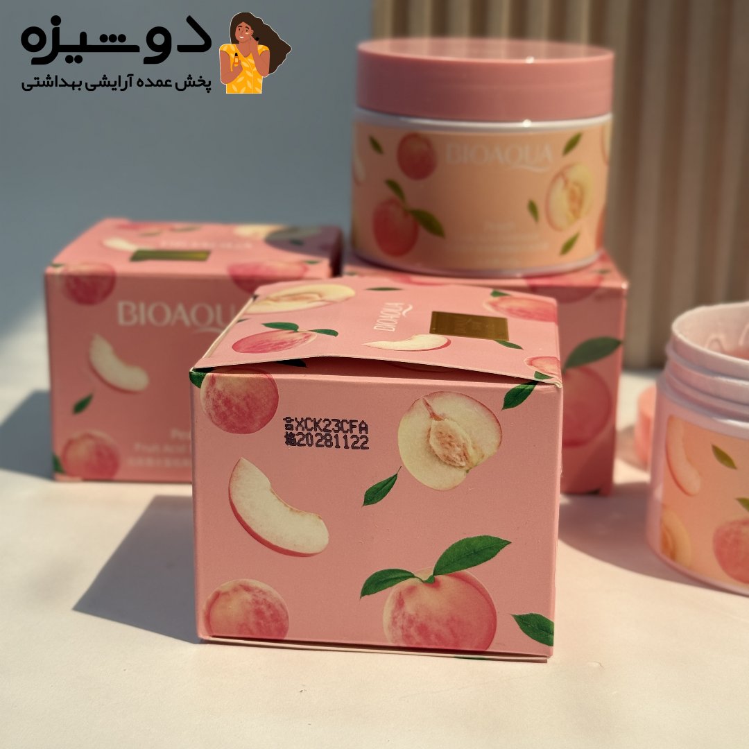 اسکراب لایه بردار هلو بیوآکوا BIOAQUA