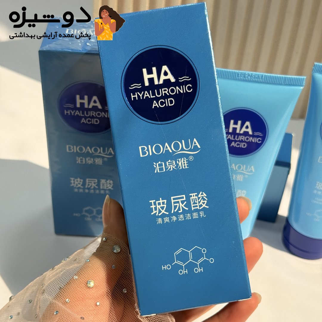 فوم شستشو HA هیالورونیک اسید بیوآکوا BIOAQUA