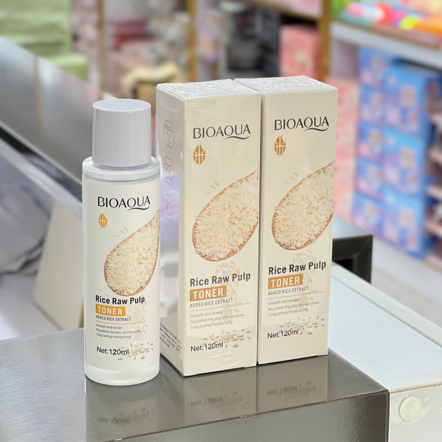 تونر روشن کننده عصاره برنج بیوآکوا BIOAQUA