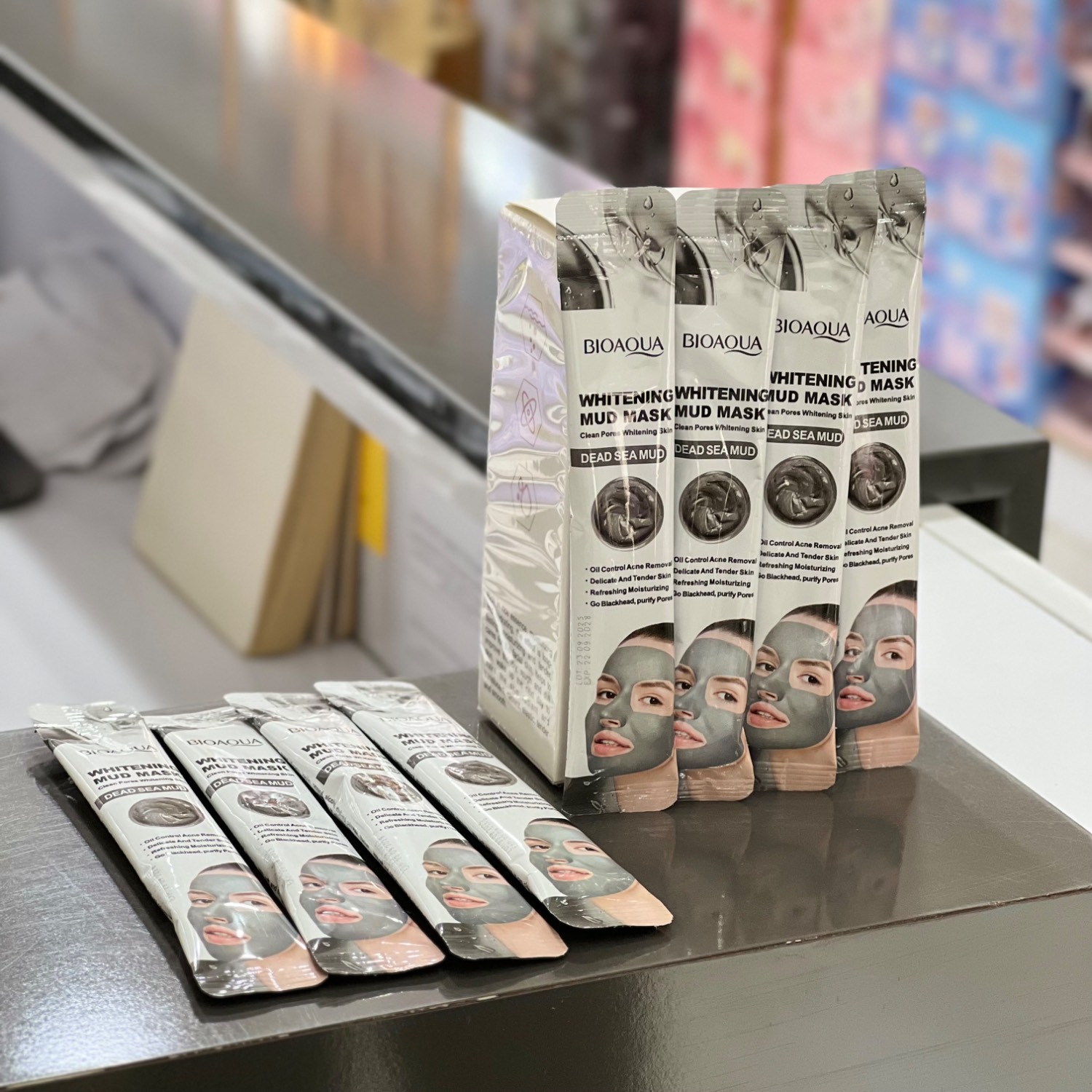 ماسک گچی ساشه ای گل دریای مرده BIOAQUA