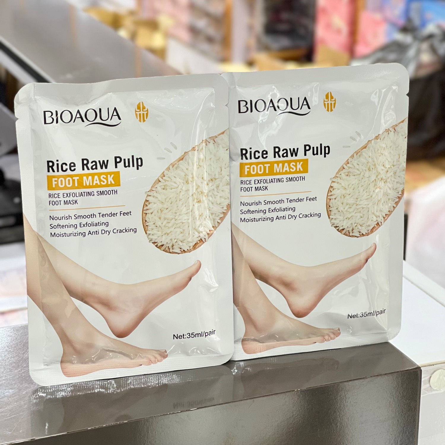 ماسک پا جورابی برنج بیواکوا BIOAQUA