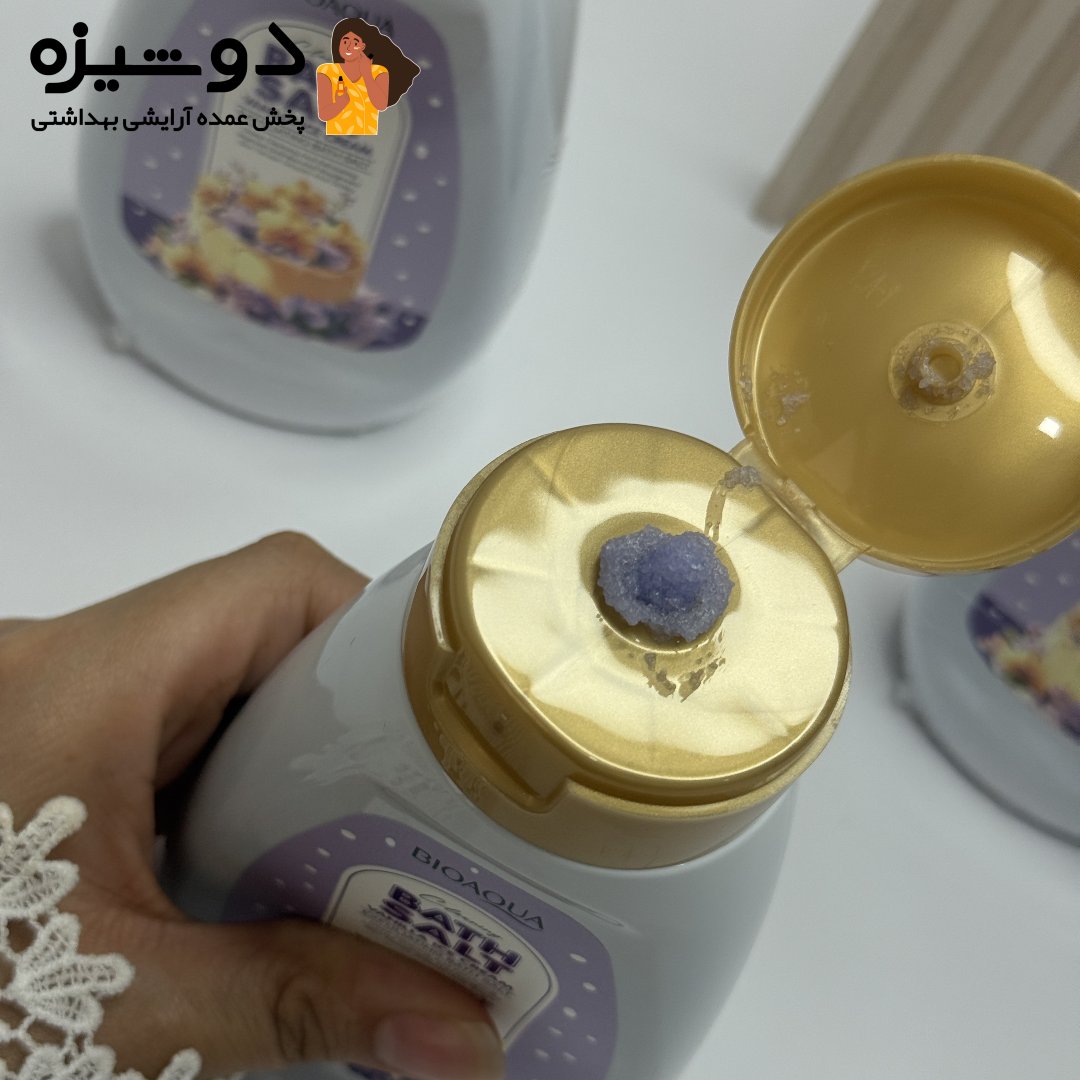 نمک بدن بستنی وانیلی بیوآکوا BIOAQUA
