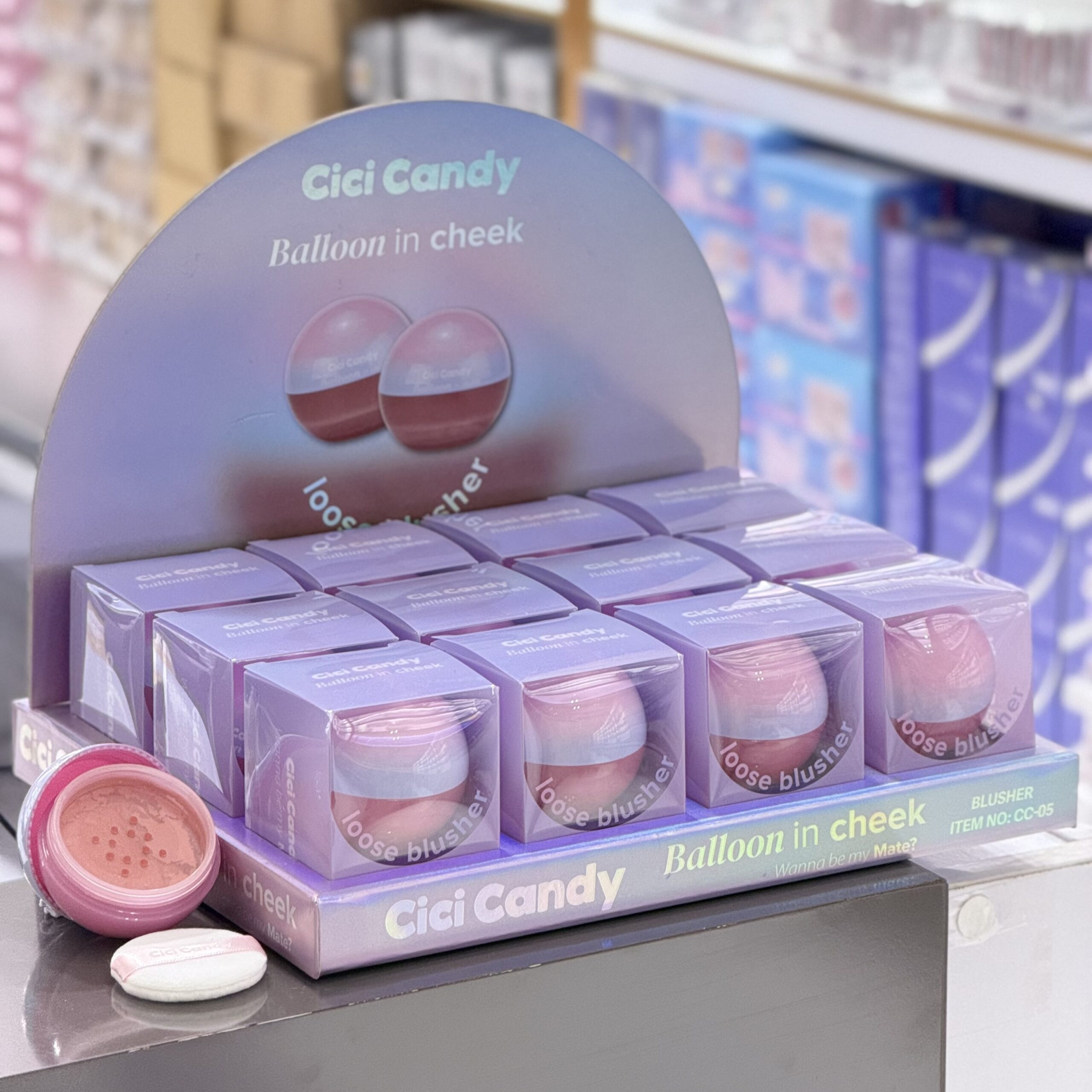 IMG_7364 رژگونه پودری توپی 05 کندی CiCi Candy