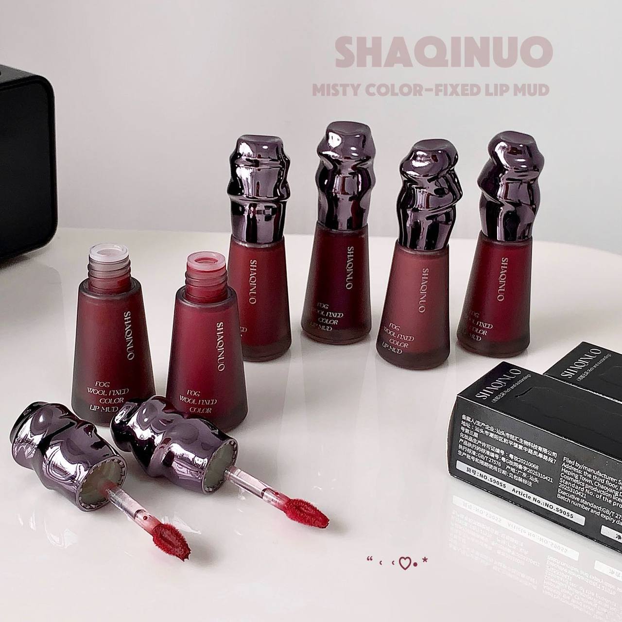 رژلب مایع مخملی 9055 شاکینو SHAQINUO