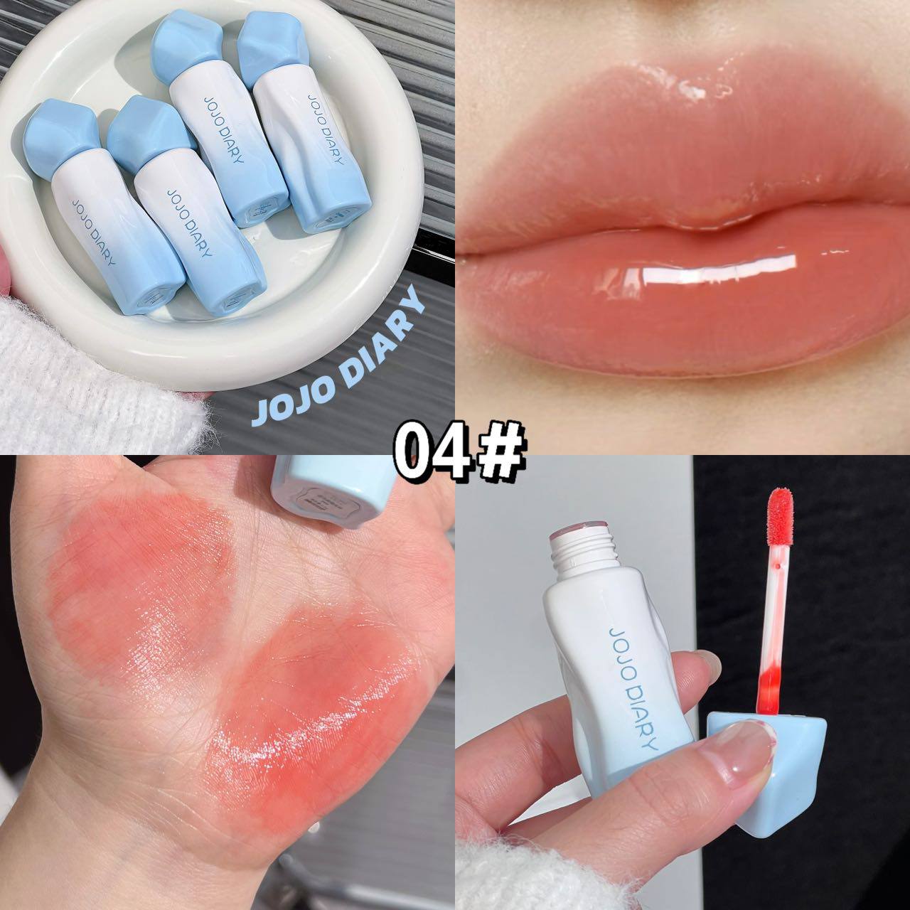 رژلب خیس طرح یخی 230 جوجو JOJO DIARY