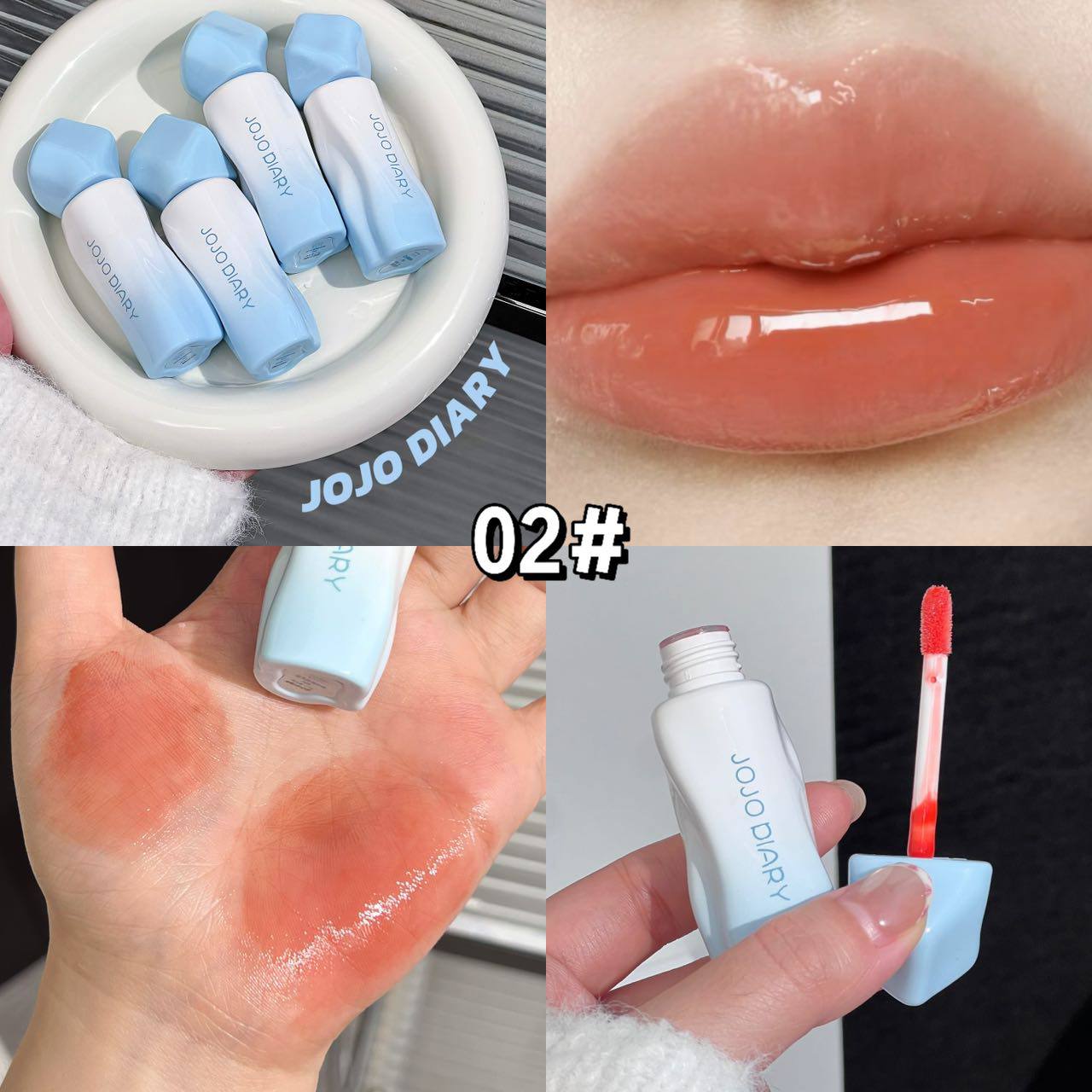 رژلب خیس طرح یخی 230 جوجو JOJO DIARY