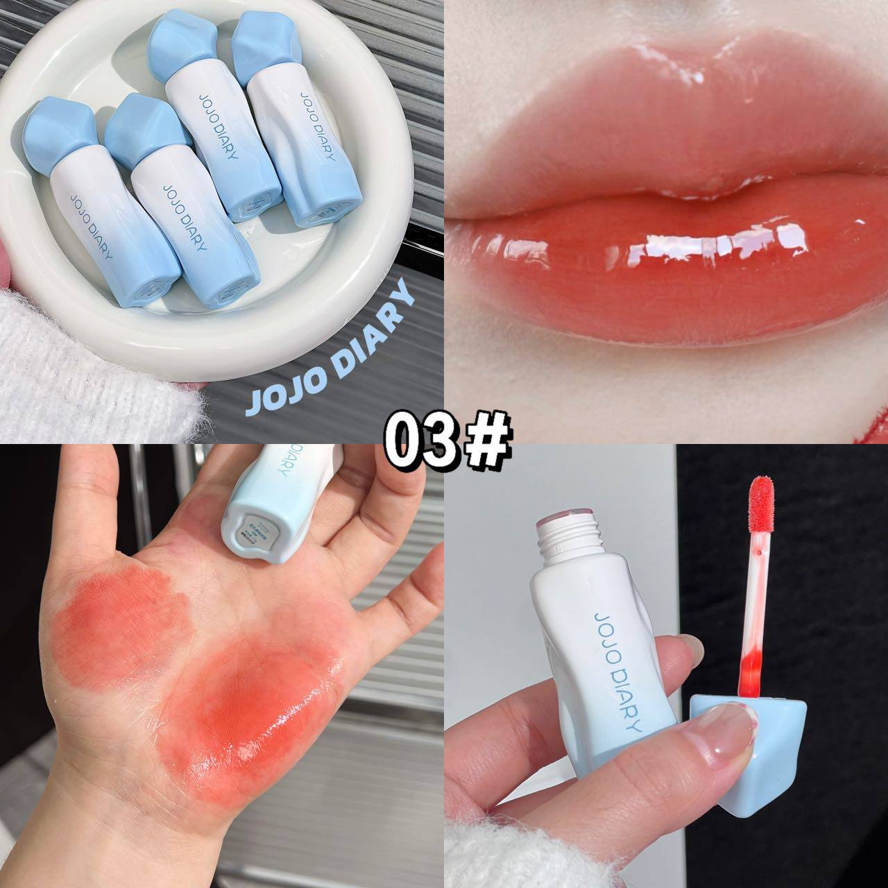 رژلب خیس طرح یخی 230 جوجو JOJO DIARY