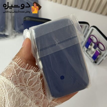 ست پدیکور مانیکور 7 عددی بنفش