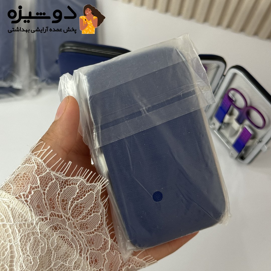 ست پدیکور مانیکور 7 عددی بنفش