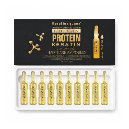پک ویال مو 10 عددی کراتین KERATIN QUEEN