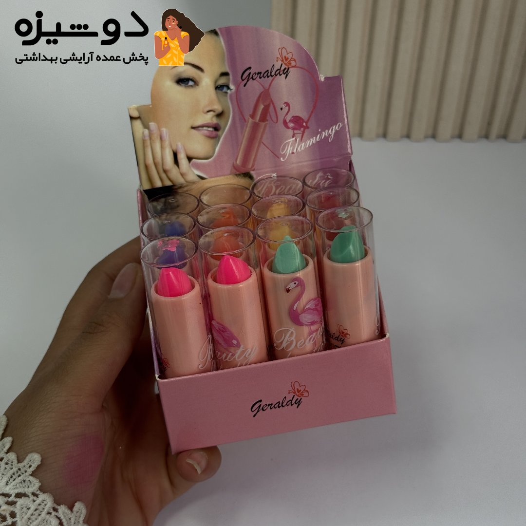 پک بالم لب 12 عددی 3331 فلامینگو صورتی